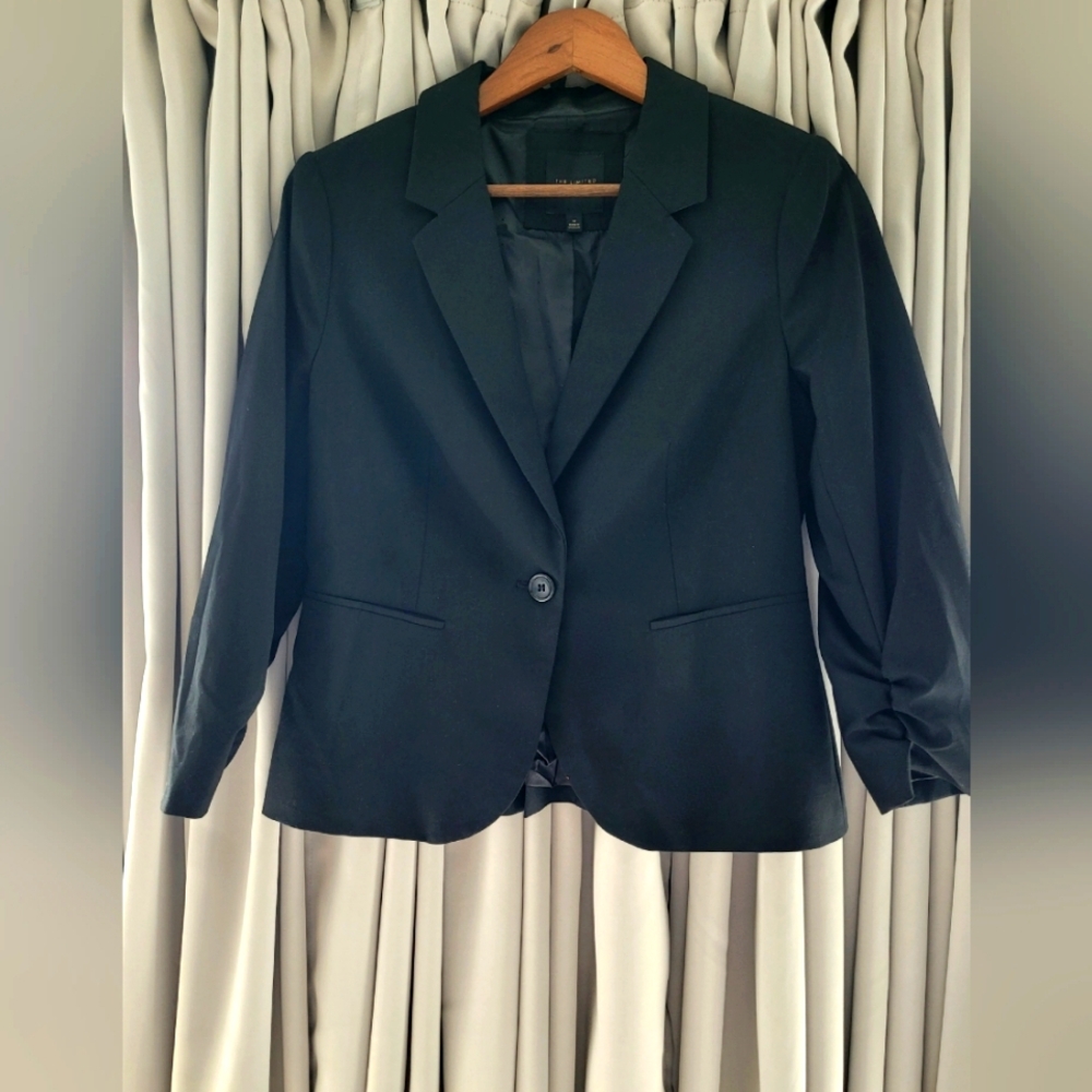 Women's The LIMITED Black 3/4 Sleeve Blazer
